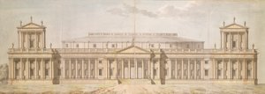 Sandby, Thomas (1721-98): Design for et nasjonalt mausoleum